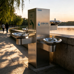 TD-4 Series Public Floor-Standing Drinking Water Fountain | Outdoor Stainless Steel Water Dispenser