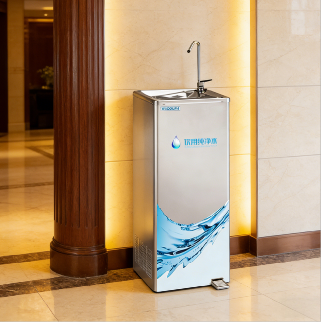 TM-1 Series Public Floor-Standing Drinking Water Fountain / Outdoor Stainless Steel Water Dispenser