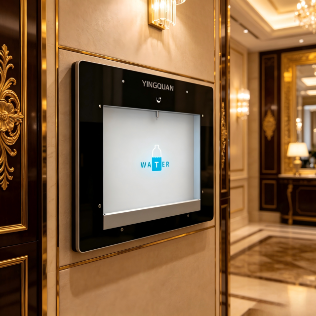 TB2 Series Recessed Wall-Mounted Public Drinking Fountain, Concealed Indoor & Outdoor Stainless Steel Water Dispenser