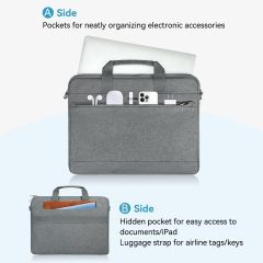  Protective Laptop Shoulder Bag 15.6 Inch
