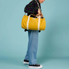 Large Size Cotton Round Weekend / Sports Bag
