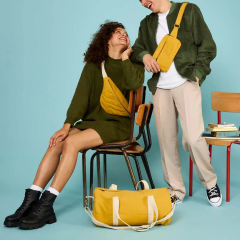 Large Size Cotton Round Weekend / Sports Bag