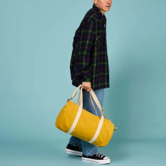 Large Size Cotton Round Weekend / Sports Bag