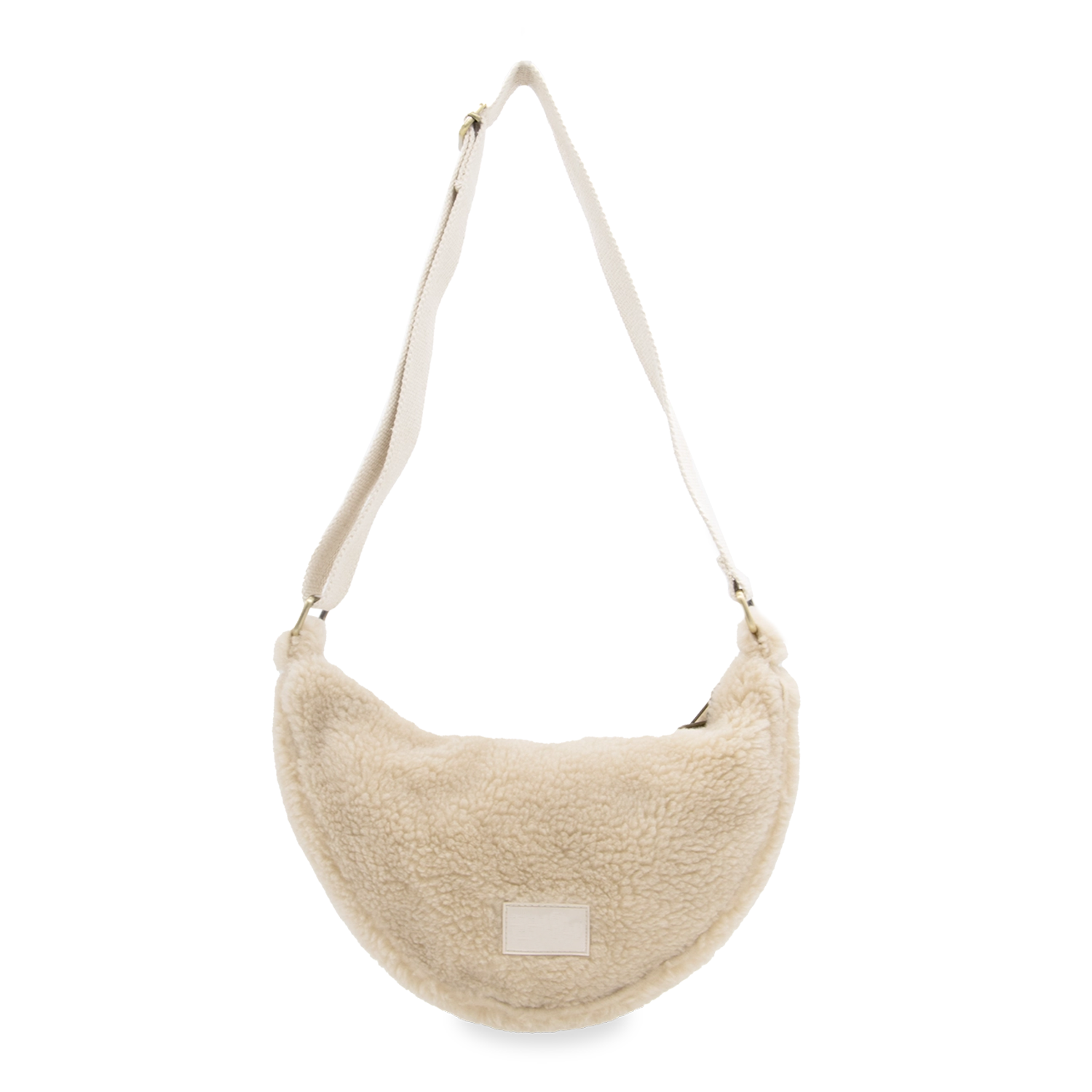 Shoulder Funny Pack Half Moon Bag With Zipped Pocket