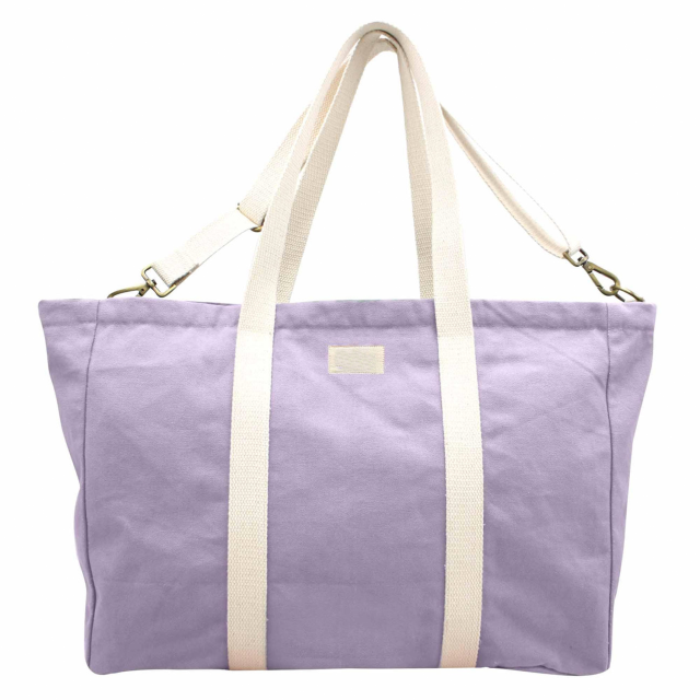 Lilac Denim Bag Practical Large Jean Tote Bag