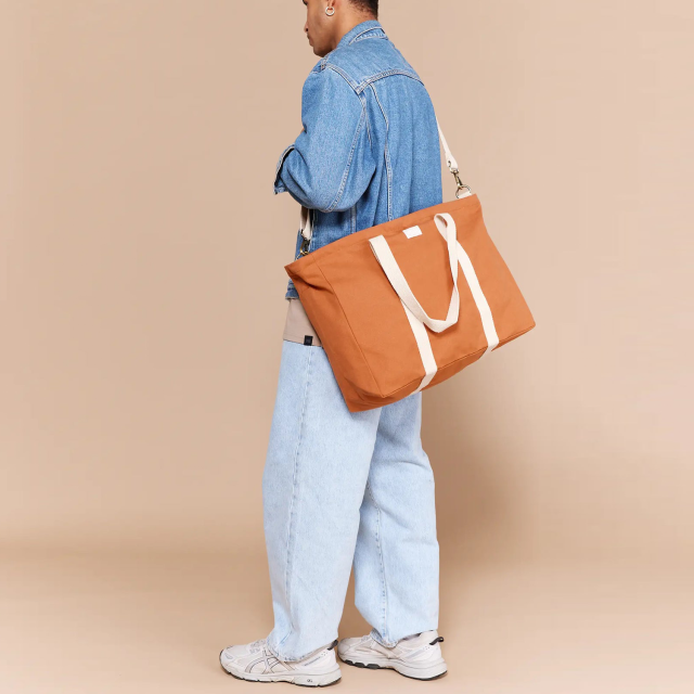 Ultra Solid Large Jean Tote Bag Weekend Travel Bag
