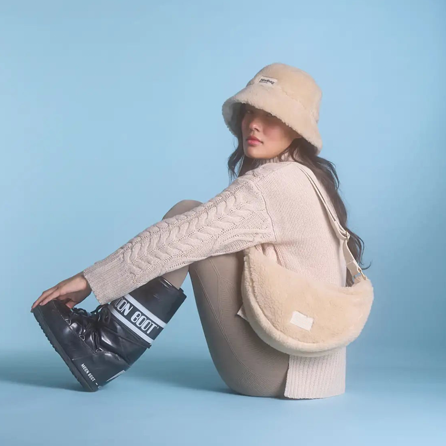 Shoulder Funny Pack Half Moon Bag With Zipped Pocket