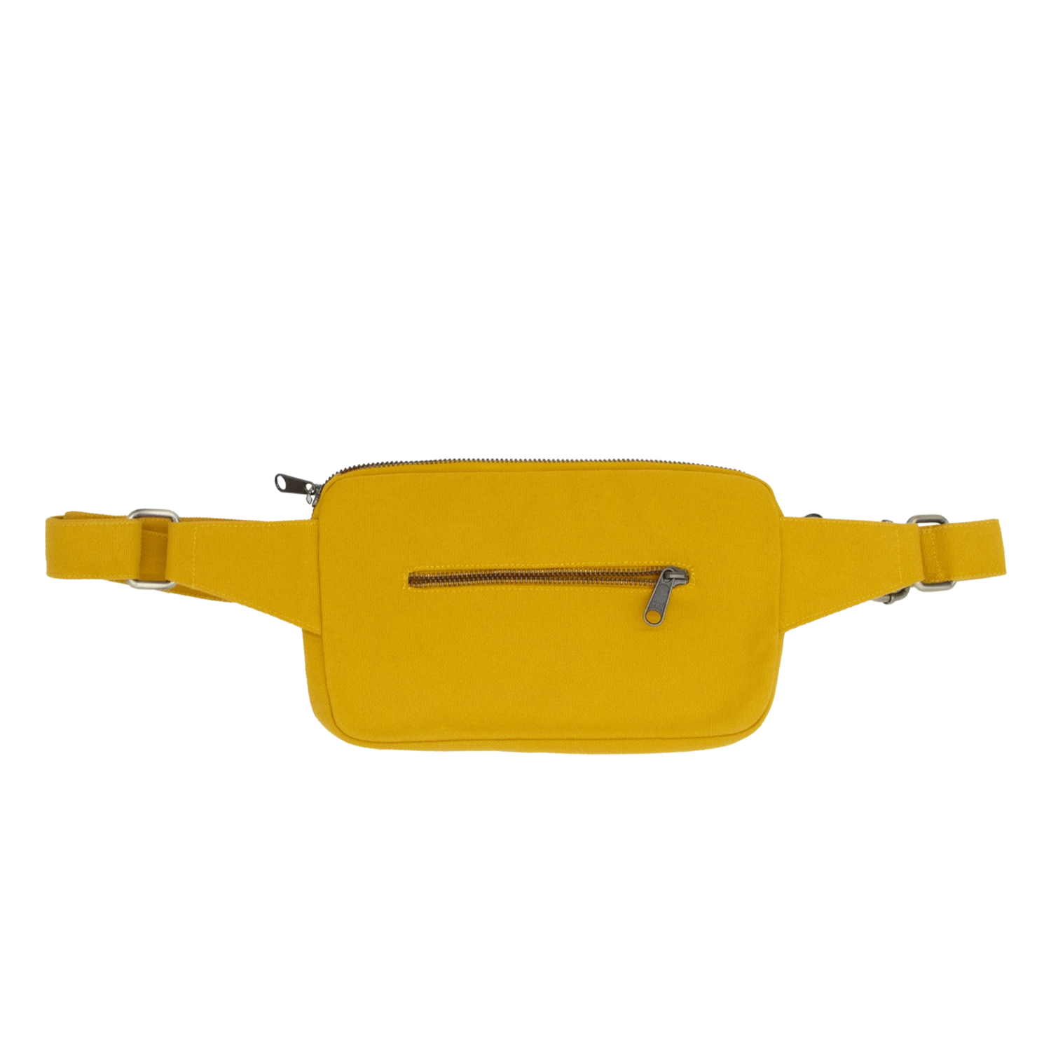 Nordic Look Rectangular Fanny Waist Pack With Front Back Zipped Pockets