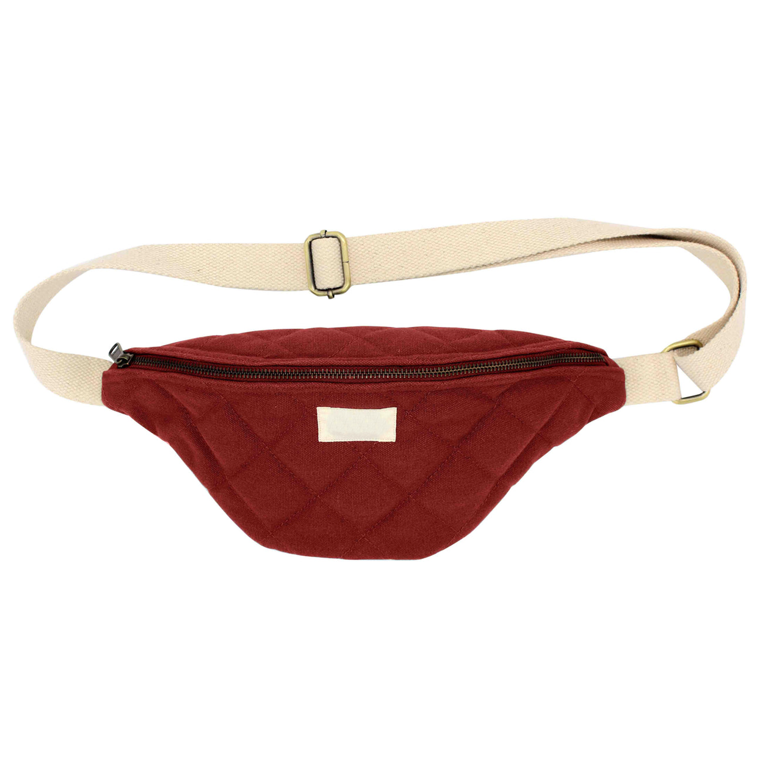 Fashion Belt Bag Quilted Fanny Pack Cotton Wadding