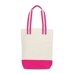 Fashion Canvas Wine Tote Interior Wine Pockets Suitable For Beach Party