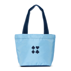Party Mini Surfside Tote Nylon Small Bags Custom Pattern Embroidery Contrast Stitching Fabric