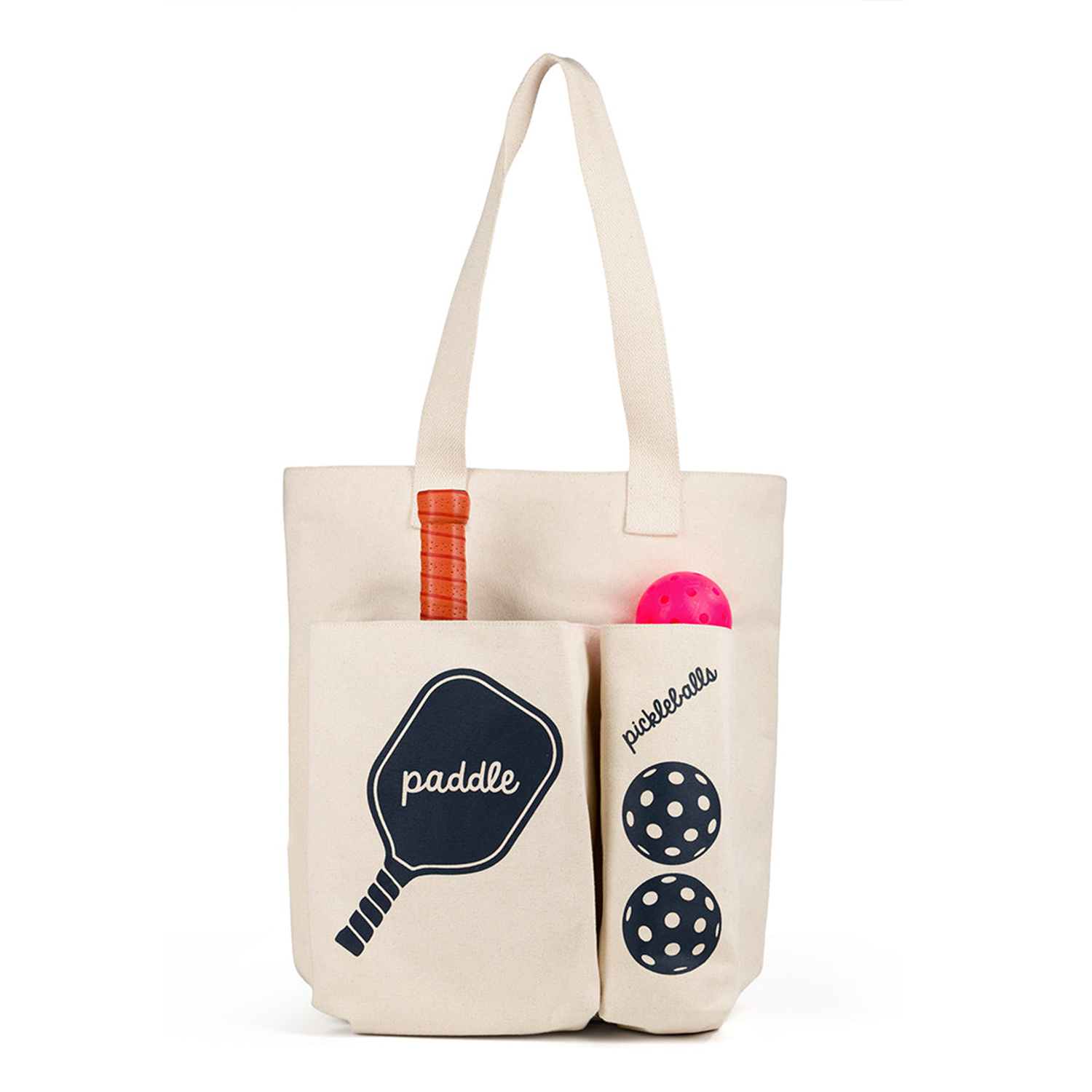 Pickleball Tote Shoulder Bag Pickleball Paddle Multi-use Gear Pockets