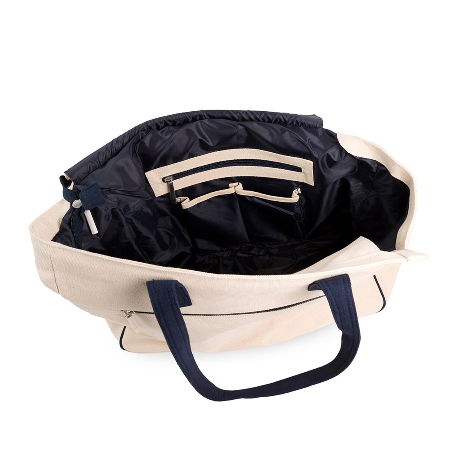Canvas Tote Bag Fit All Court Tennis Pickleball Bag Interior Racquet Pocket Custom Embroidery
