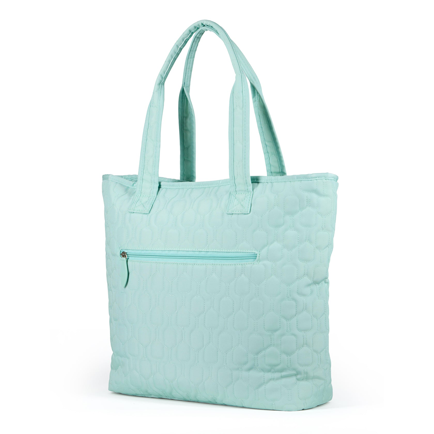 Quilted Pickleball Paddle Pattern Outdoor Pickleball Court Carryall Shoulder Bag