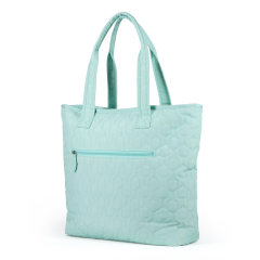 Quilted Pickleball Paddle Pattern Outdoor Pickleball Court Carryall Shoulder Bag