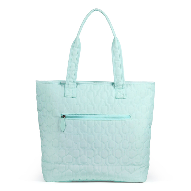Quilted Pickleball Paddle Pattern Outdoor Pickleball Court Carryall Shoulder Bag