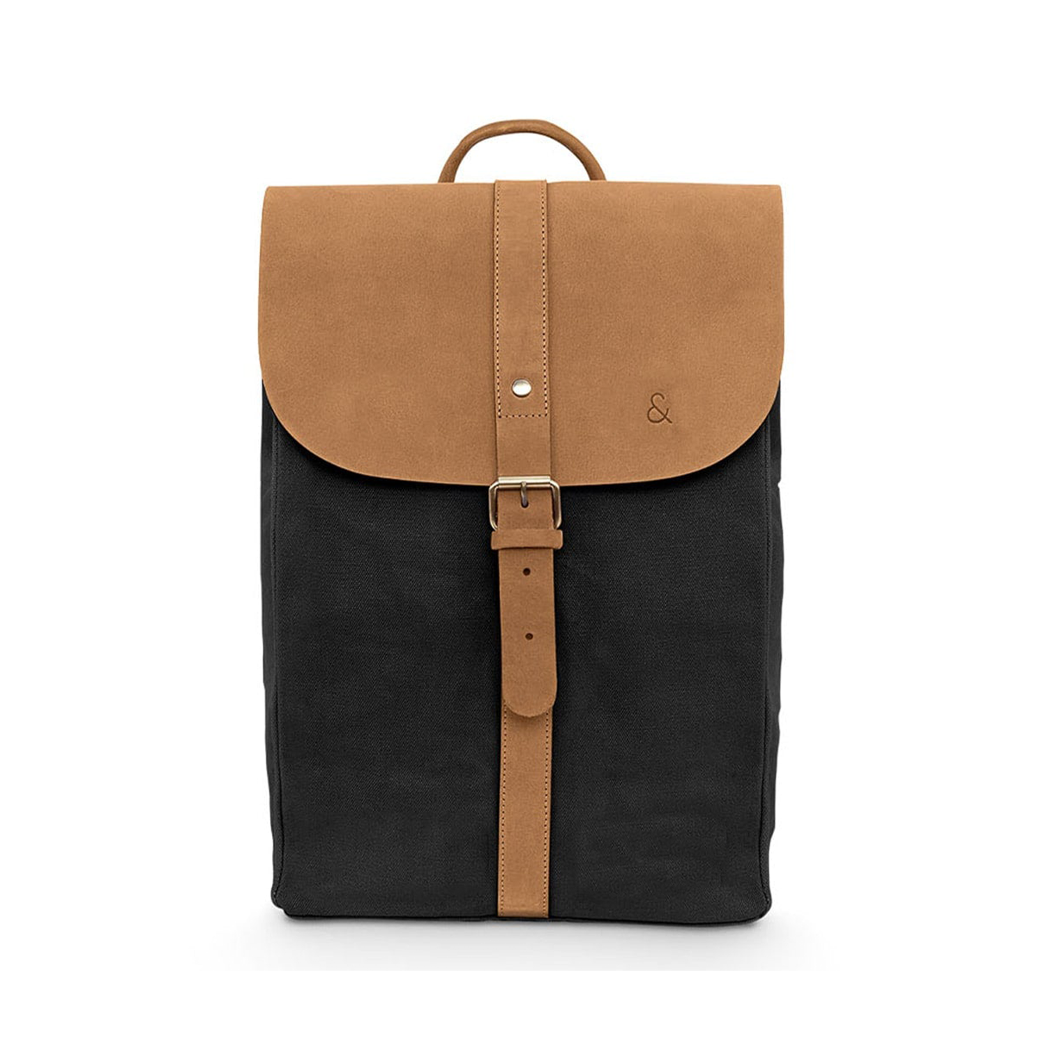 Minimalistic Design Unisex Backpack Waxed Canvas Durable Bags 13L