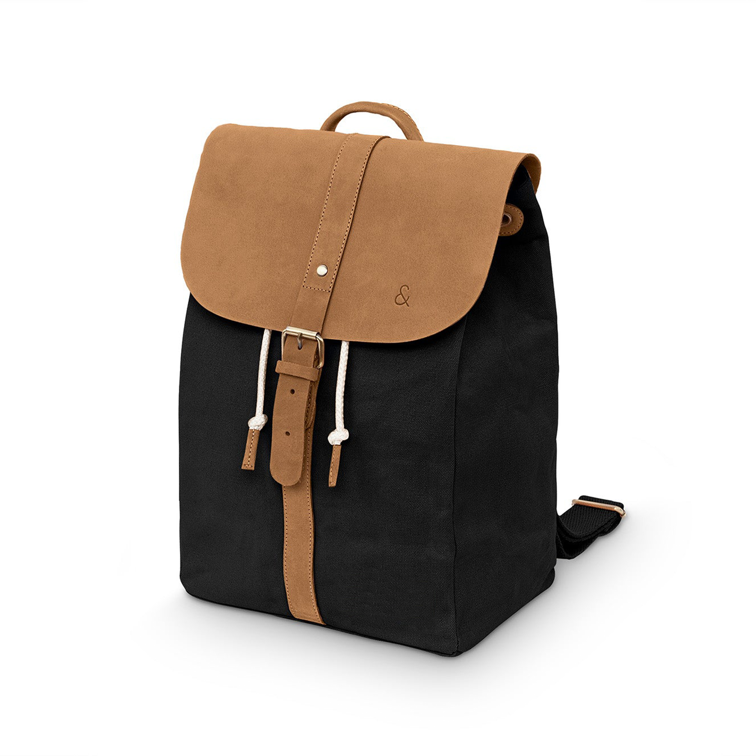 Minimalistic Design Unisex Backpack Waxed Canvas Durable Bags 13L