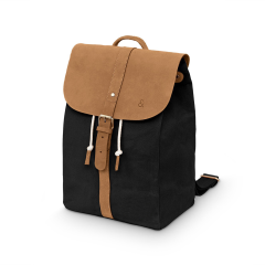Minimalistic Design Unisex Backpack Waxed Canvas Durable Bags 13L