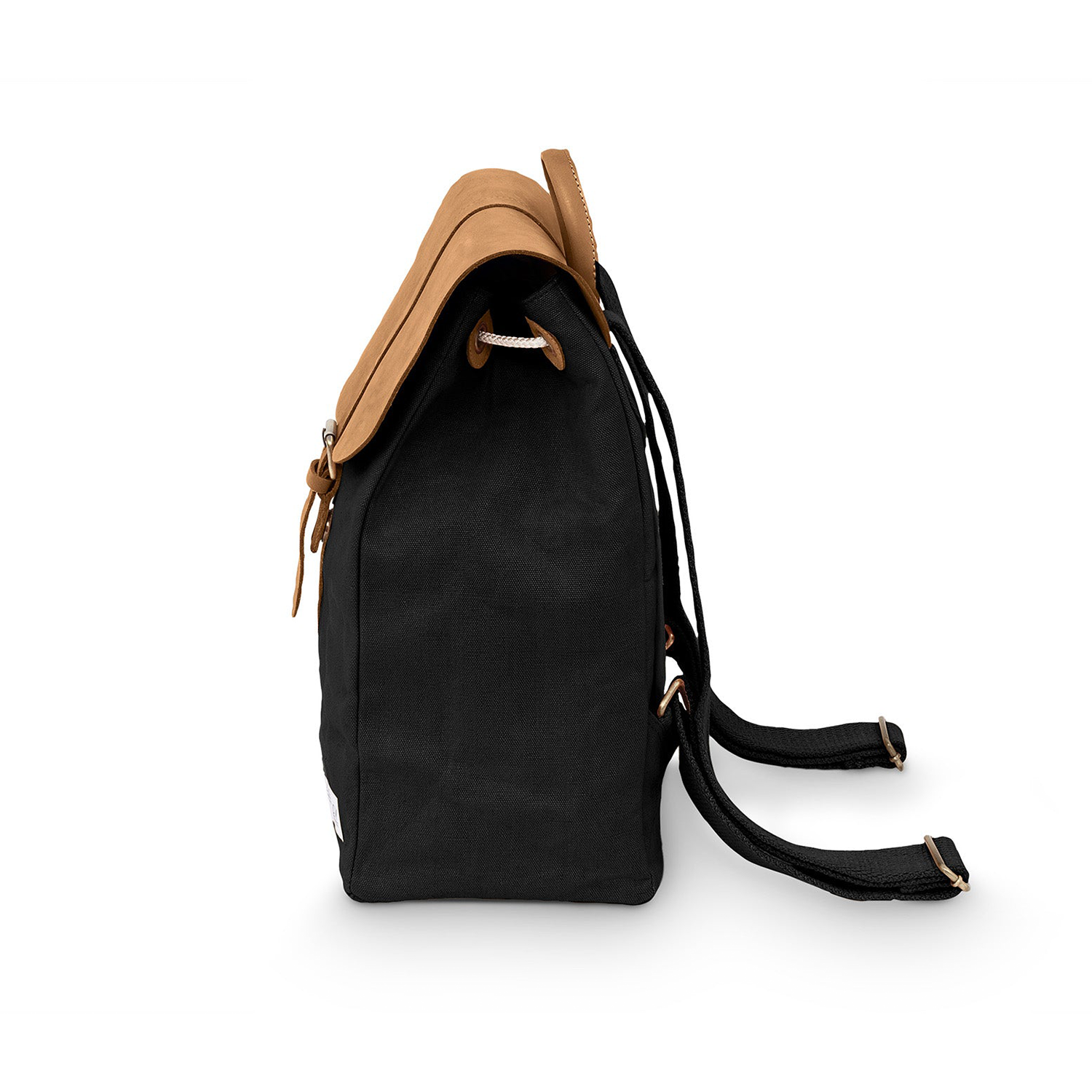 Minimalistic Design Unisex Backpack Waxed Canvas Durable Bags 13L