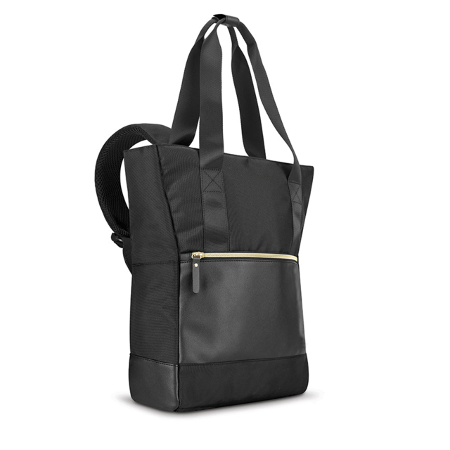 Hybrid Backpack Transform Tote Two Way Use Interior Organizer Section Contrast Color