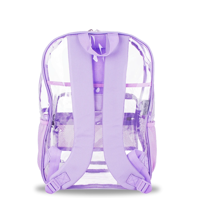 Girls Clear Laptop Backpack High Quality Soft TPU Vinyl Muliti Pockets Special Bags