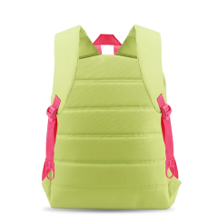 School Daily Commute Daypack Women Men Backpack Contrast Color Water Resistant PU Coated 600D Polyester