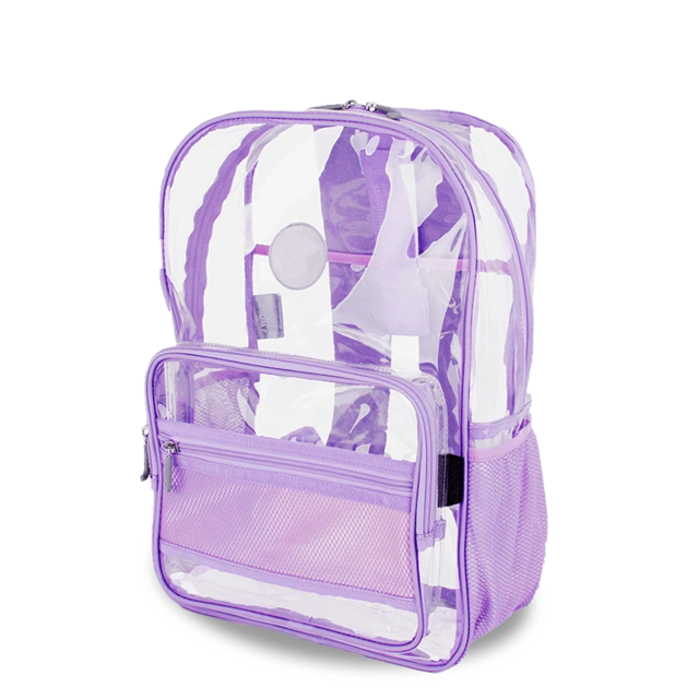 Girls Clear Laptop Backpack High Quality Soft TPU Vinyl Muliti Pockets Special Bags