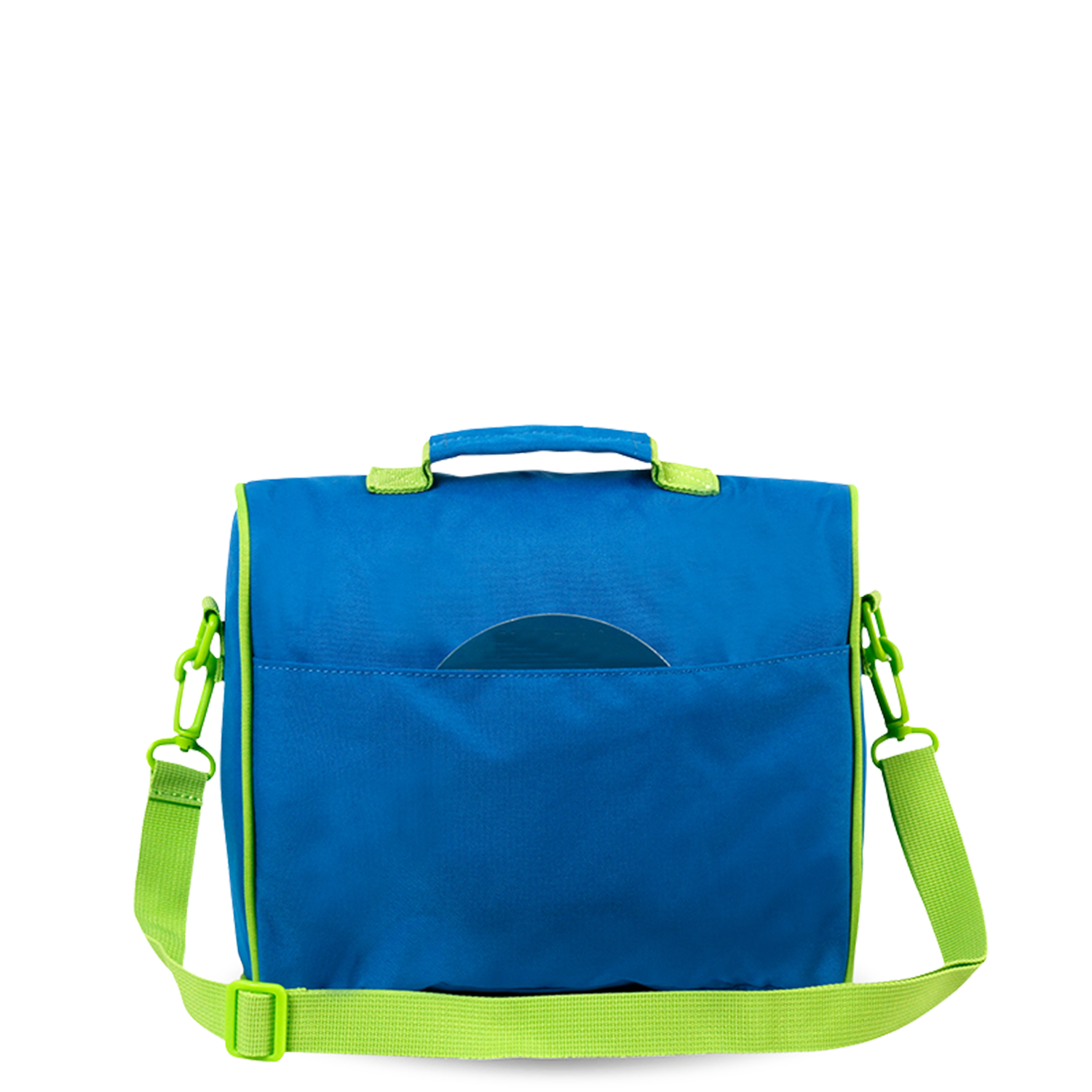 Kids Insulated Lunch Bag With Shoulder Strap Children School Meal Easy Carrying Organized Bag Cutlery Pocket Grip Handle