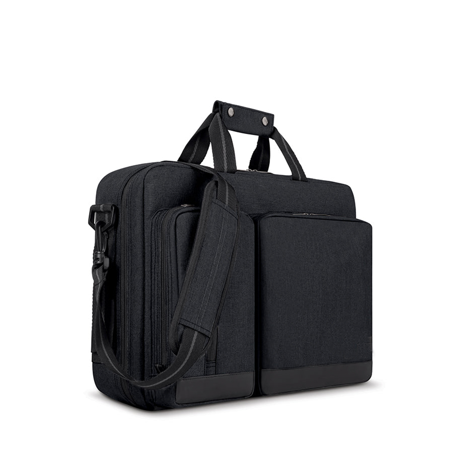 Hybrid Briefcase Backpack Quick Access Laptop Compartment Internal iPad/tablet Pocket