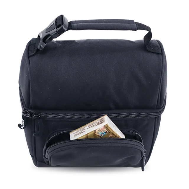 Men Office Lunch Bag Kids School Seperate Bottle Storage Heat Reflective Silver Lining