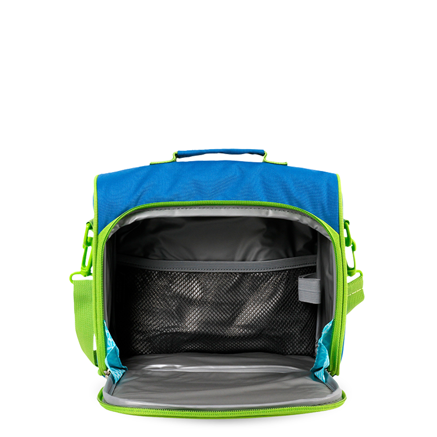 Kids Insulated Lunch Bag With Shoulder Strap Children School Meal Easy Carrying Organized Bag Cutlery Pocket Grip Handle
