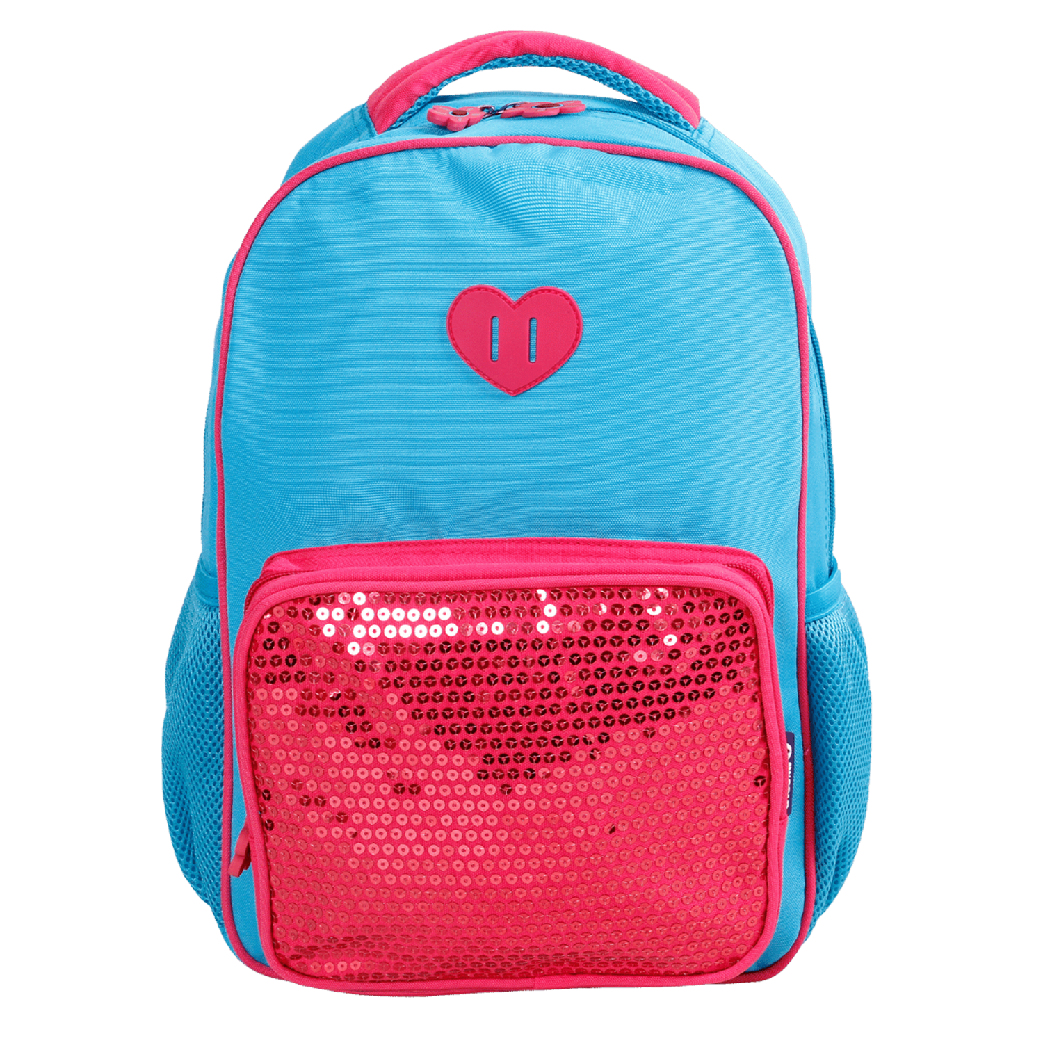 Sprinkle Kids Backpack Sequin Embellished Bag Two-tone Design Air Mesh Cushioned Back