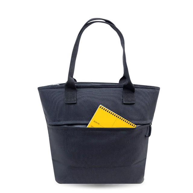 Office Insulated Slim Lunch Tote Bag Custom Colorful Prints Water Resistant Heat Reflective Silver Lining Snacks Storage