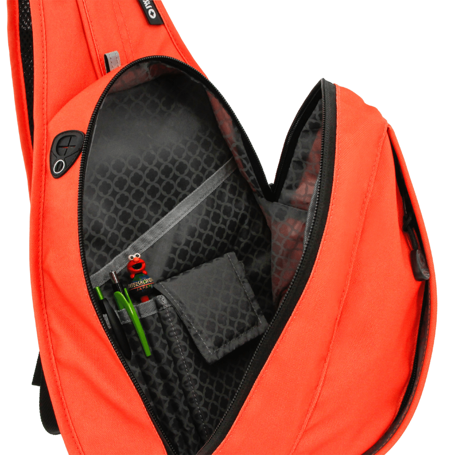 Women Fashion Daily Sling Bag Water Resistant 600D Polyester Mini Shoulder Bag Headphone Port