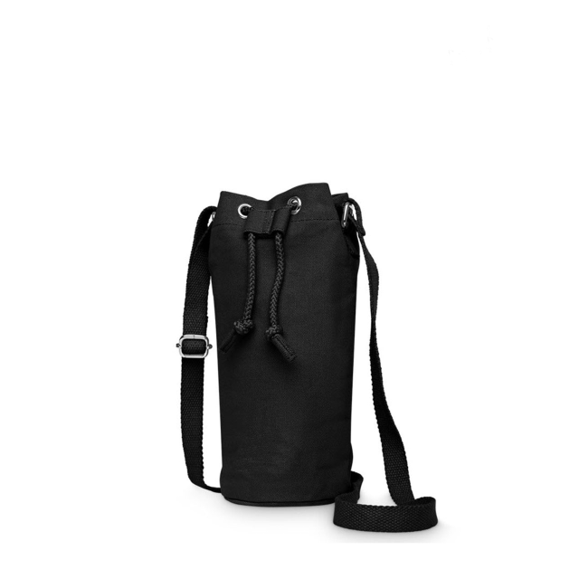 High Street Design Unisex Bottle Bag 100% Vegan Two Internal Pockets Waxed Canvas Fabric Bucket Bag