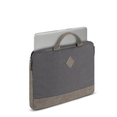 Lightweight Computer Bag Small Business Briefcase Padded Carry Handles Deep Interior Lining