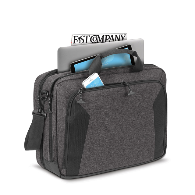 Urban Commuter Stylish 15.6" Laptop Bag Big Briefcase Short Business Travel Bag