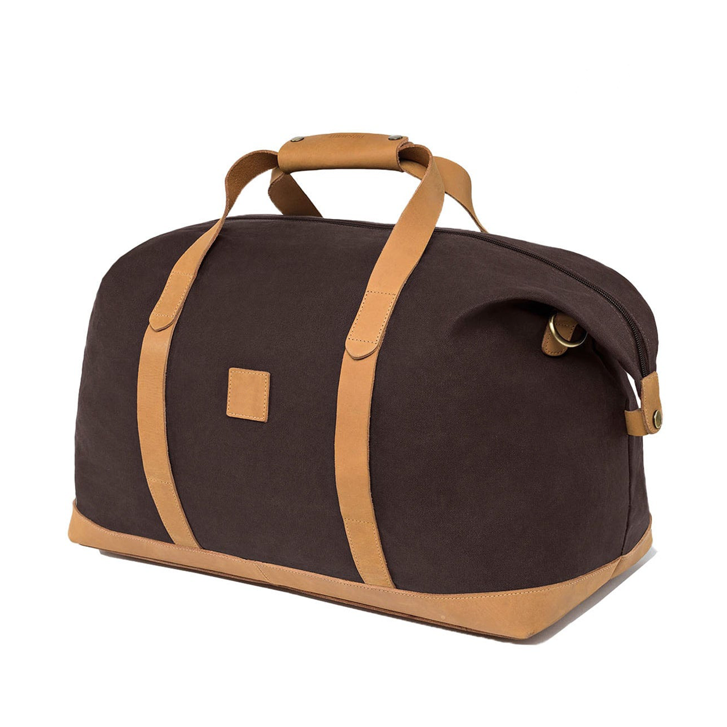 High Quality Weekender Duffle Bag Leather Shoulder Strap Waxed Canvas Big Travel Carry Bag