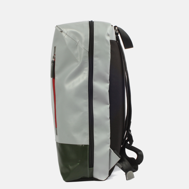 Mens 15L Laptop Travel Backpack Big Storage Phone Wallet Slots Comfy Padded Shoulder Straps RPET Womens Bag