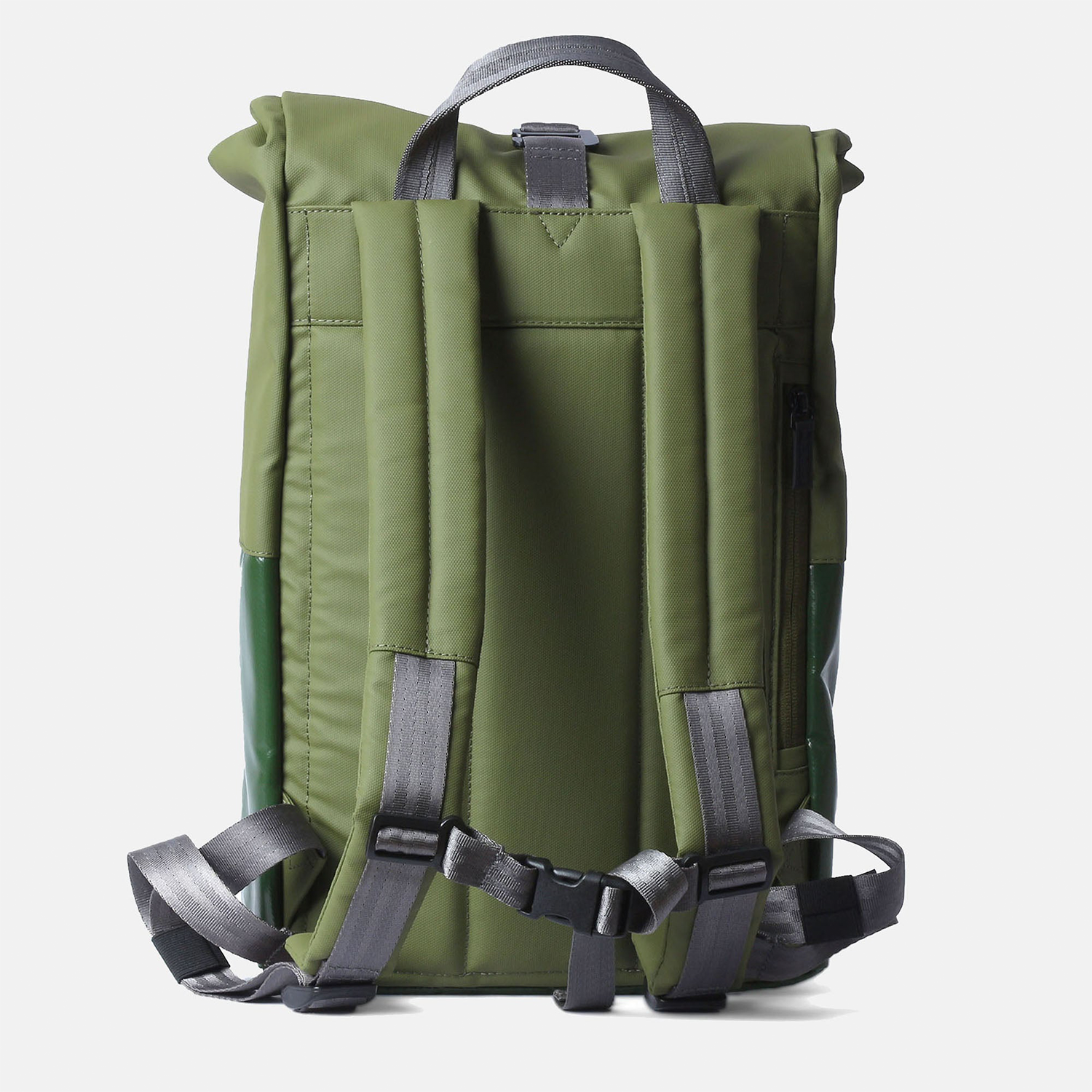 Mens Stylish Roll-top Backpack Mountain Adventurers Cyclists Outdoor Sports Unisex Lightweight Bag