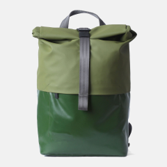 Mens Stylish Roll-top Backpack Mountain Adventurers Cyclists Outdoor Sports Unisex Lightweight Bag