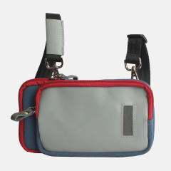 Tarpaulin RPET Crossbody Bag Sling Cellphone Bag Neoprene Women Mobile Phone Bag