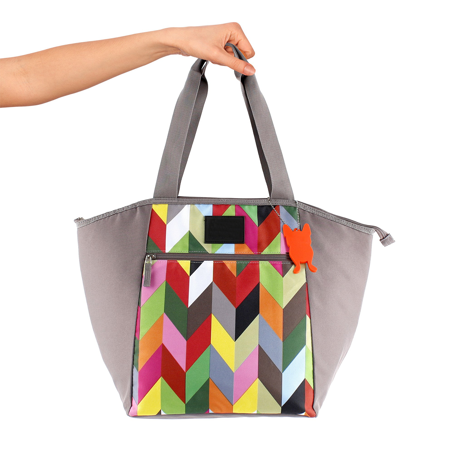 Grocery Shopping Insulated Sturdy Stylish Shopper Tote Bag Washable Insulated Lining