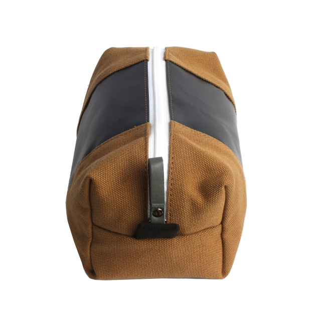 Women Toiletry Bag Kit Water Resistant Canvas Shaving Travel Makeup Wash Bag for Men