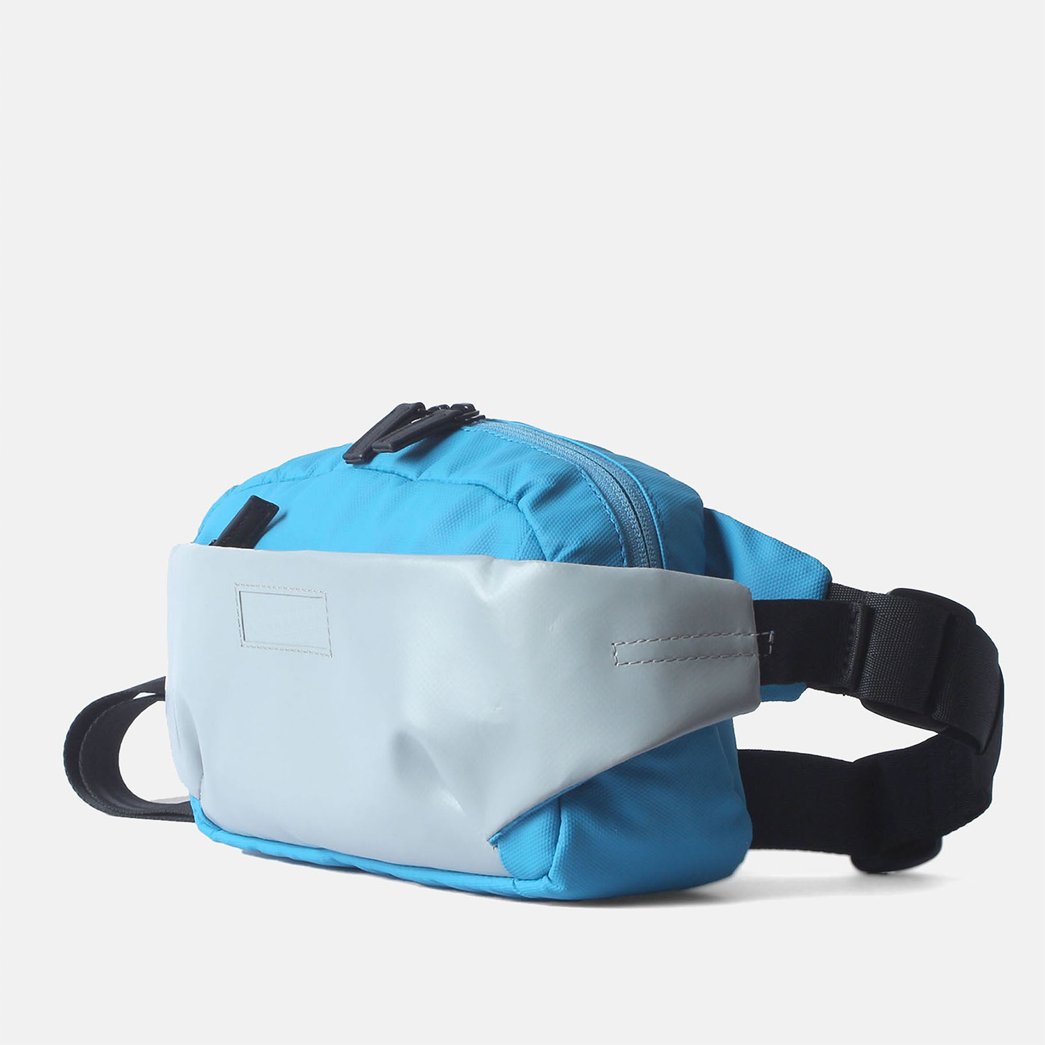 Custom Men Eco Friendly Recycled Nylon Polyester Hiking Sports Zipper Fanny Pack Waist Bag Outdoor
