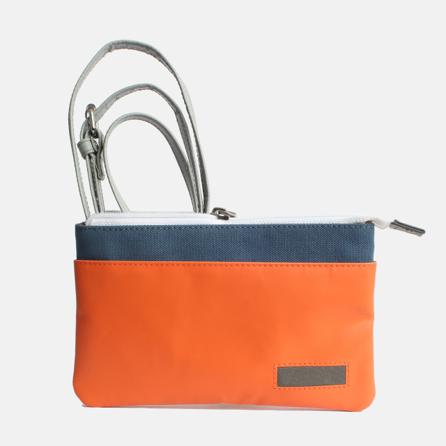 Portable Mini Shoulder Bag Coin Pouch Phone Bag Tarpaulin Canvas Card Zipper Purse Wallet Bag
