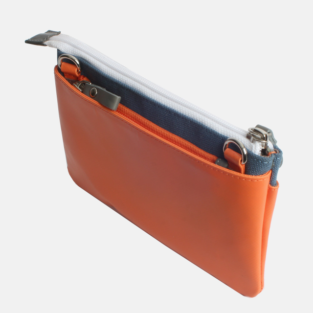 Portable Mini Shoulder Bag Coin Pouch Phone Bag Tarpaulin Canvas Card Zipper Purse Wallet Bag