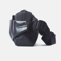 Custom Men Eco Friendly Recycled Nylon Polyester Hiking Sports Zipper Fanny Pack Waist Bag Outdoor