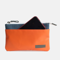 Portable Mini Shoulder Bag Coin Pouch Phone Bag Tarpaulin Canvas Card Zipper Purse Wallet Bag
